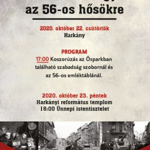 Meghívó - Az 1956-os forradalom és szabadságharc emléknapja, A Harmadik Magyar Köztársaság kikiáltása emléknapja